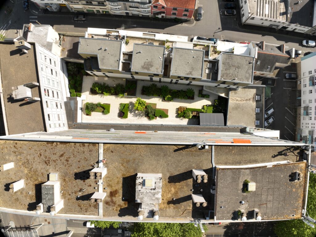 Plan nadir en photogrammétrie par drone